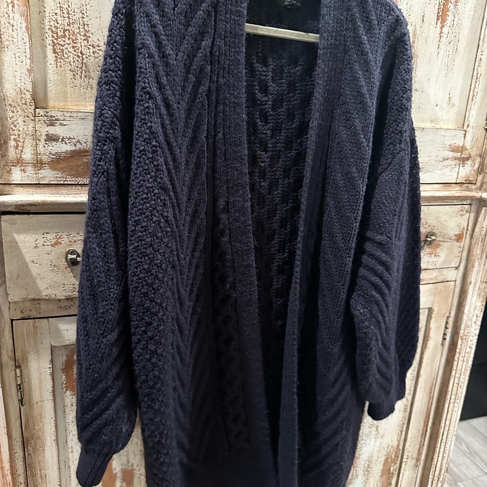 Top Shop Black Knit Sweater Size 12